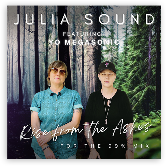 Julia Sound ft. Yo Megasonic: Rise From The Ashes (Boomsmack Records) Lin Gardiner - Co-Writer, Producer, Mixer Listen Here