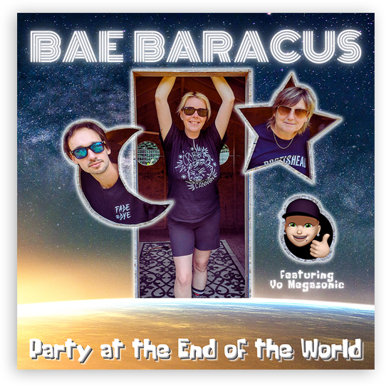 Bae Baracus ft. Yo Megasonic: Party at the End of the World (Boomsmack Records)</br> Lin Gardiner - Co-Writer, Producer, Mixer </br><a href="https://ampl.ink/xvG1k" target="_blank" alt="Bae Baracus ft. Yo Megasonic: Party at the End of the World (Boomsmack Records)" rel="noopener">Listen Here</a>
